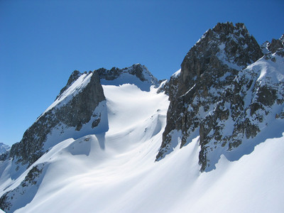 Grand Pic de la Lauzière, vu du Col des Aiguillons