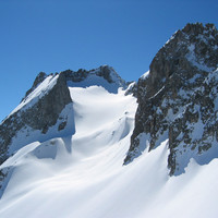 Grand Pic de la Lauzière, vu du Col des Aiguillons