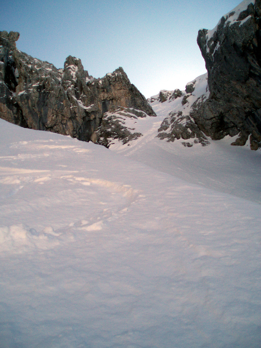 Le deuxième couloir (en haut à droite)