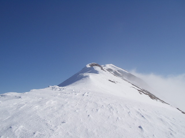 Cresta finale verso la vetta del Gradiccioli