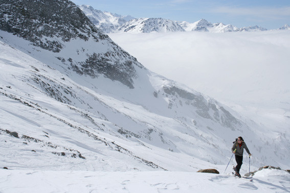 En montant vers la Mäderlicke