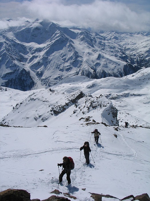Cima della Manzina, sulla facile cresta finale