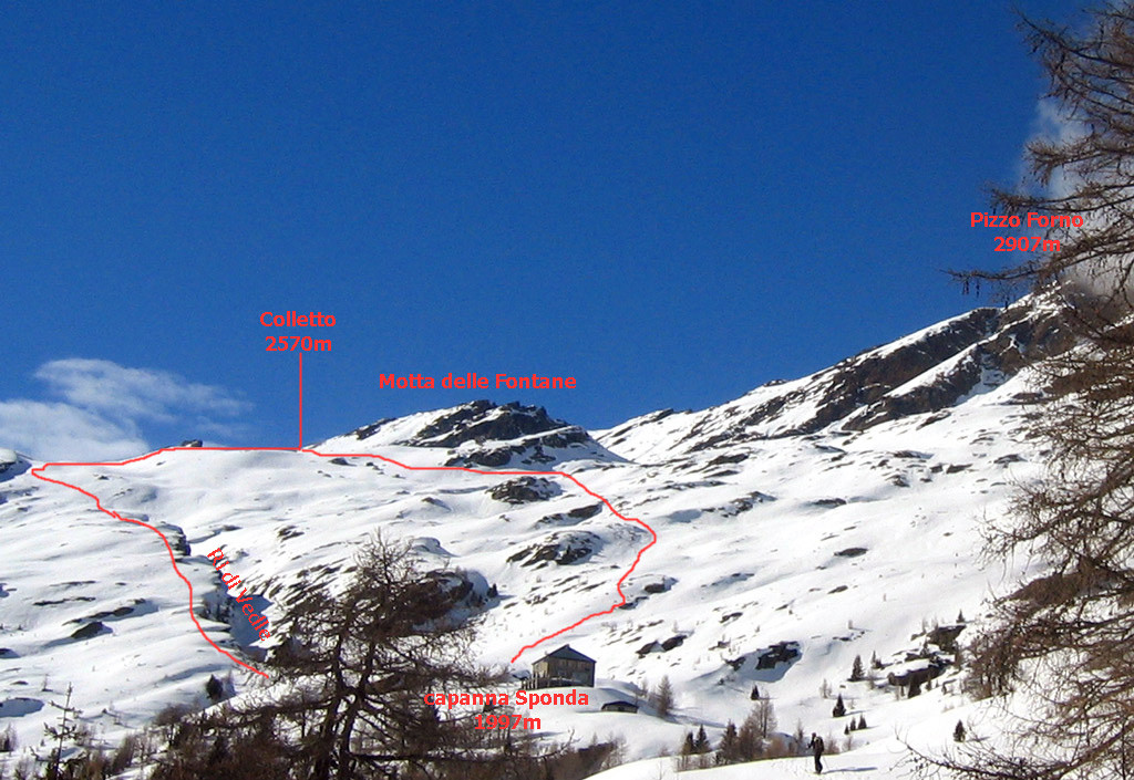 Salita al Pizzo Forno