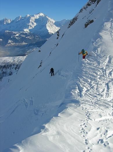 Départ du torrent de la Miaz