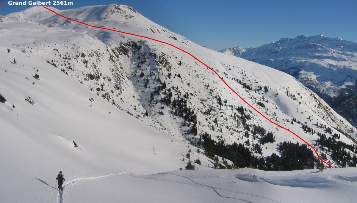 Versant SE du Grand Galbert
