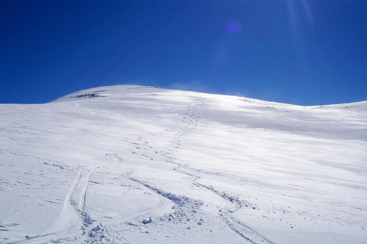 Descente du Pic de Bure