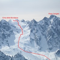 La salita alla Cima della Bondasca dal Duan