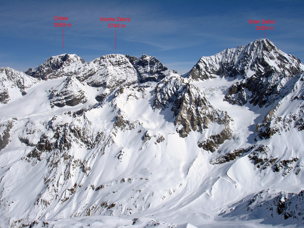 Il panorama nei pressi della quota 3232 m.