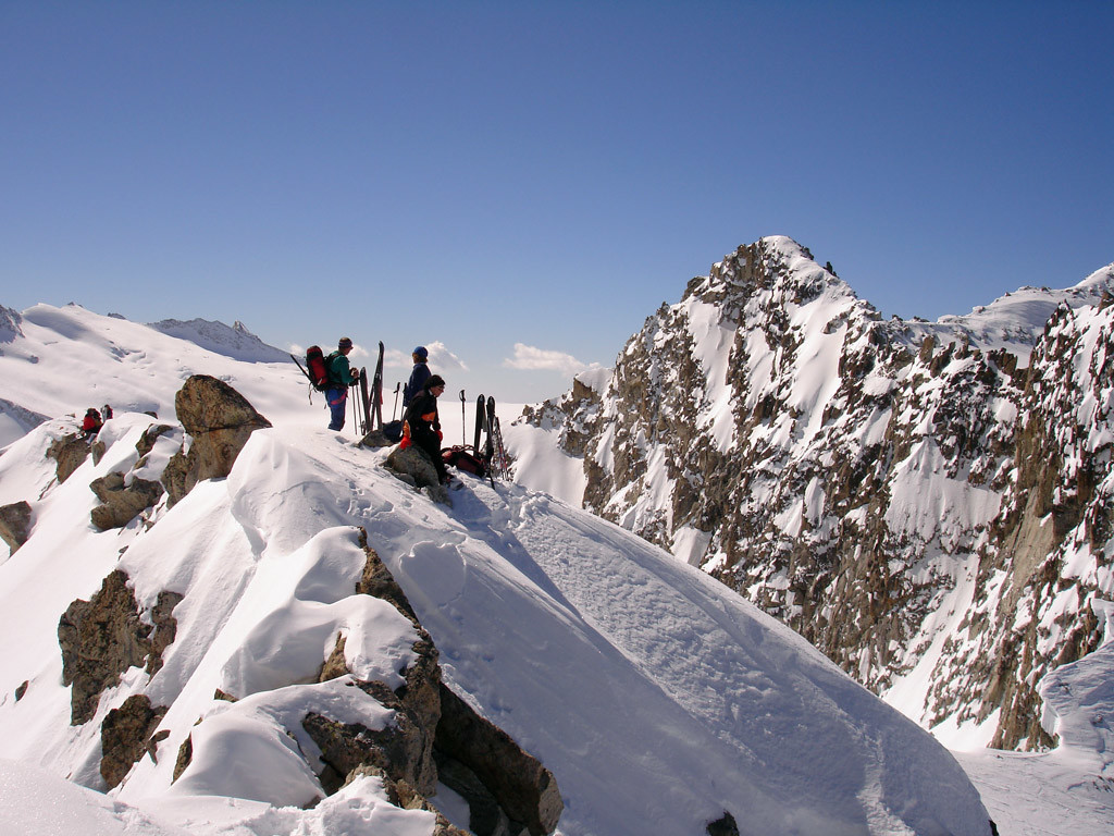 In cima al Corno di Bèdole 3238 m.