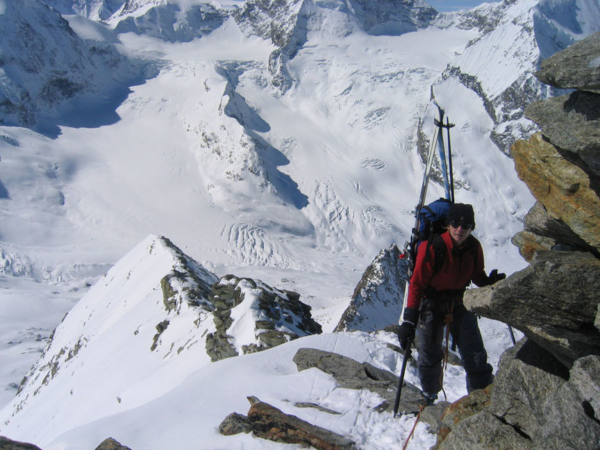 Arête sud ouest du Blanc de Moming