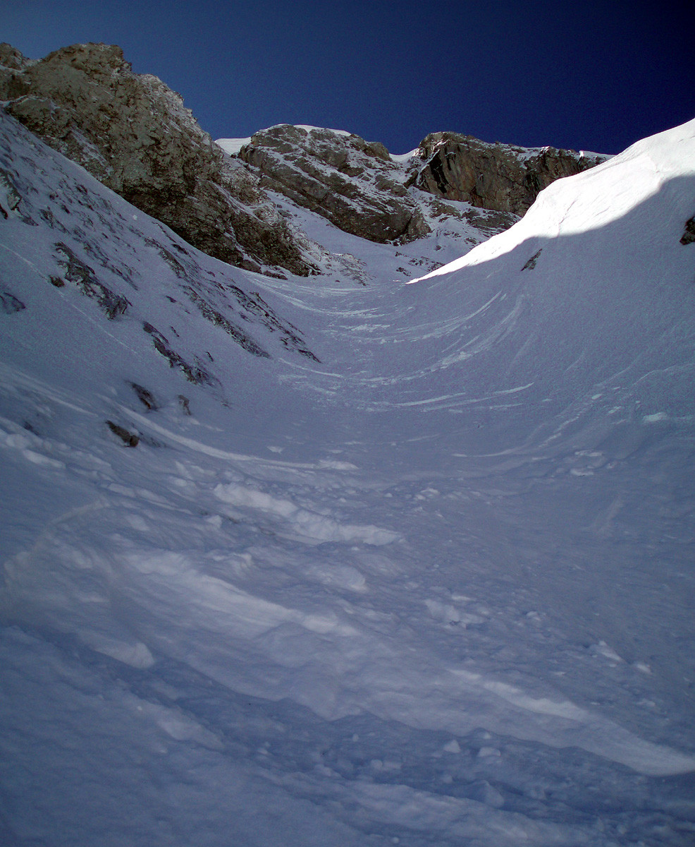 Le premier couloir vu d'en bas