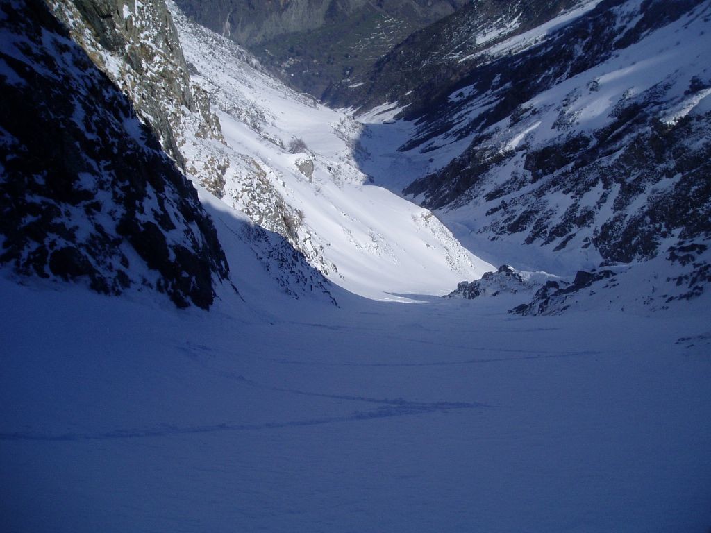 Pic des Scies de St Anne : couloir N