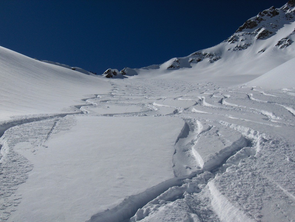 Pentes du glacier d'Aget