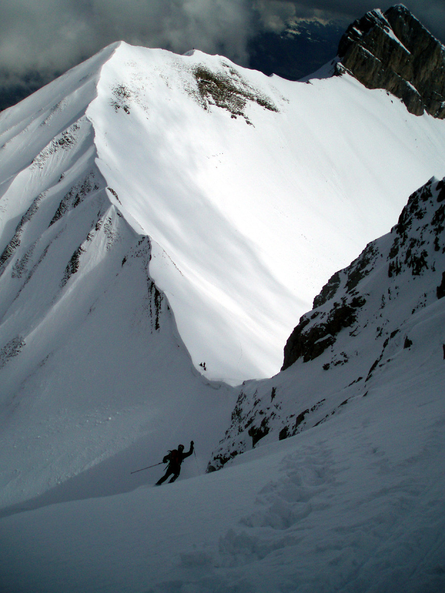 Stéphane dans la descente