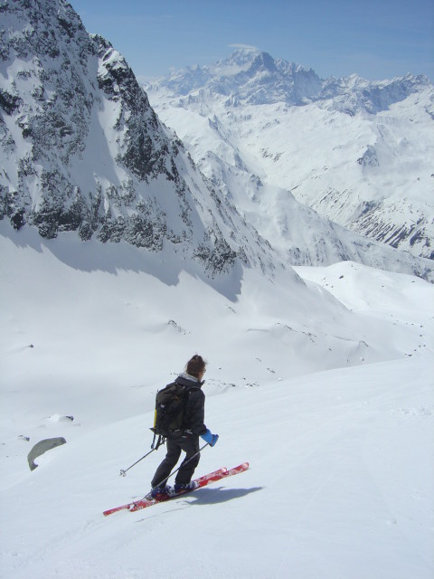 Dans les pentes de la Penna