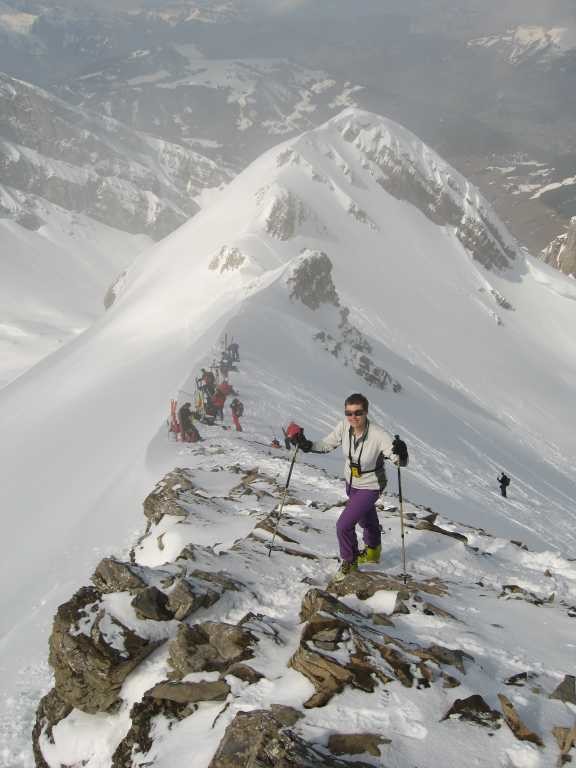 Tête Pelouse - 17 avril 2006 - Arête sommitale