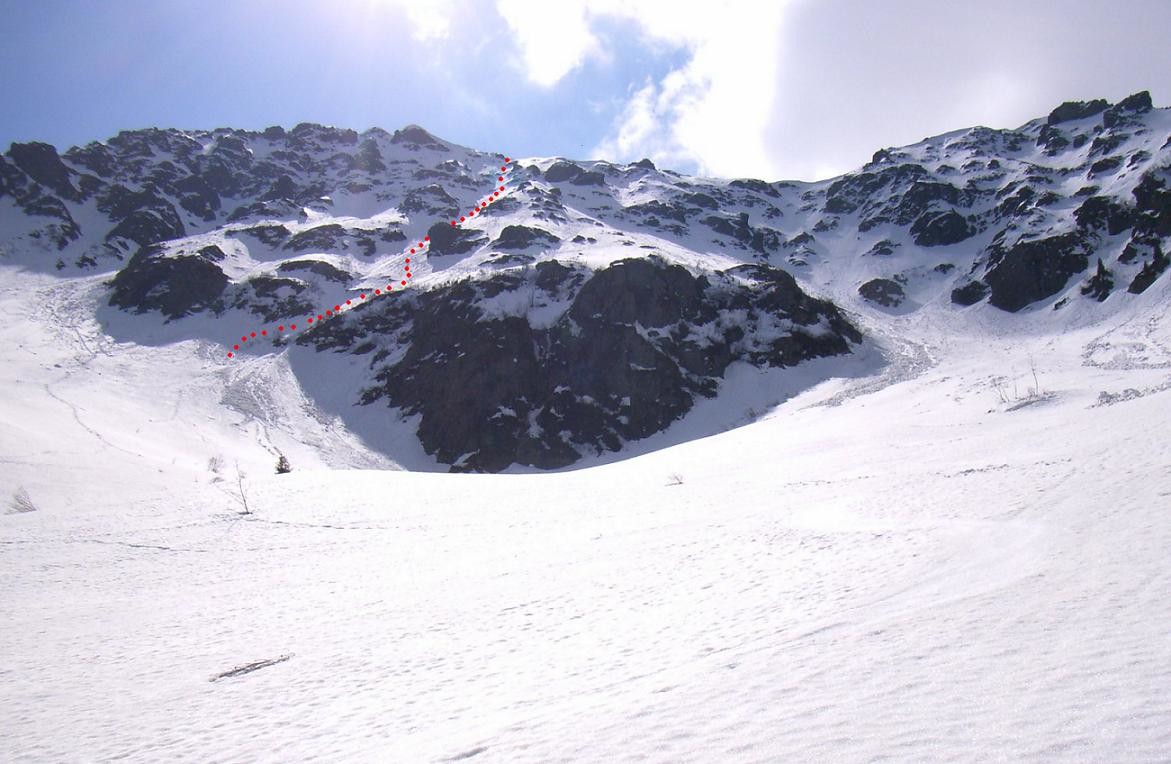 Couloir NW de la pointe du Scialet