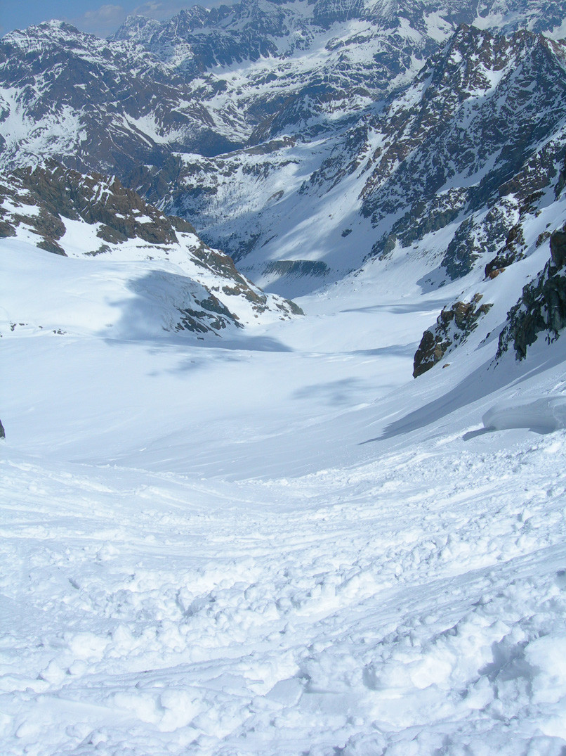 Il giacciaio del VENTINA dal passo CASSANDRA