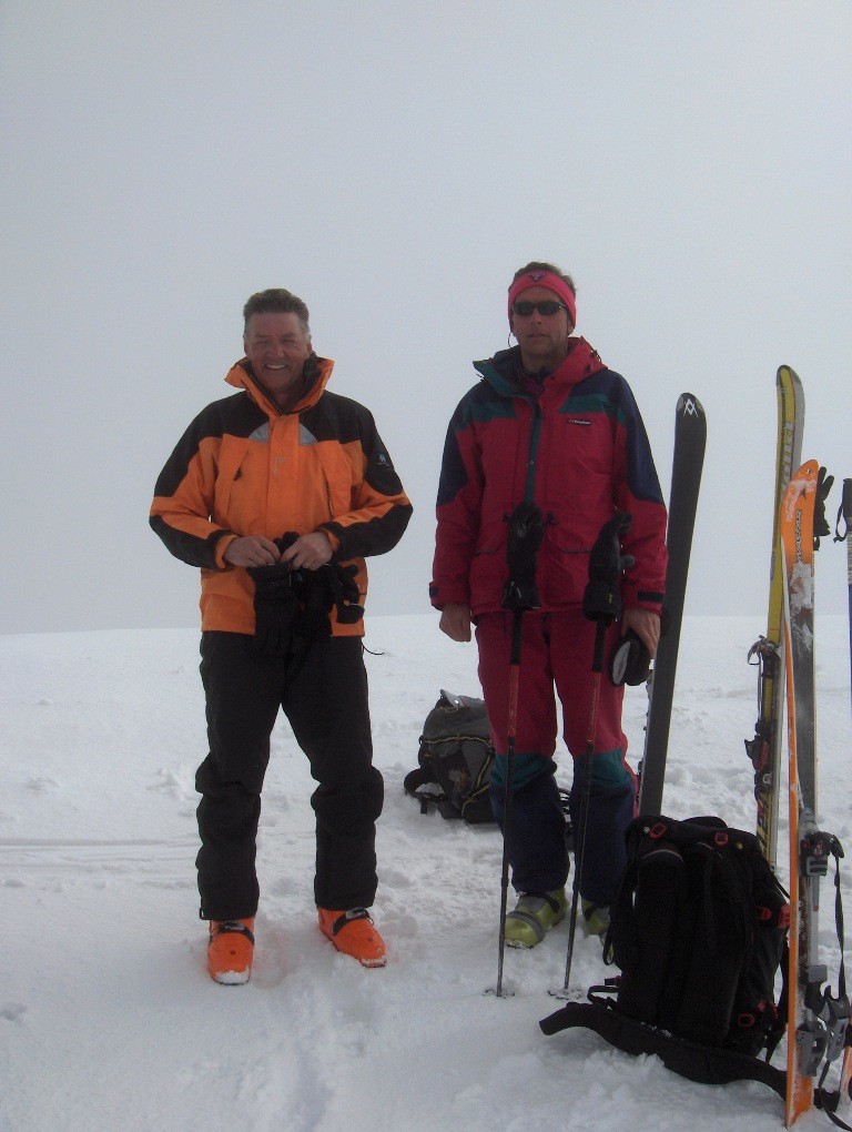 Sommet du Buet dans le brouillard