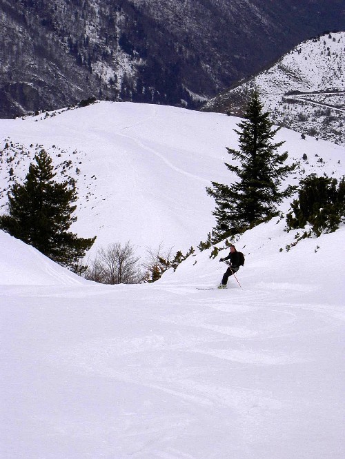 Petite descente bien sympathique vers le courtal de L'Hers