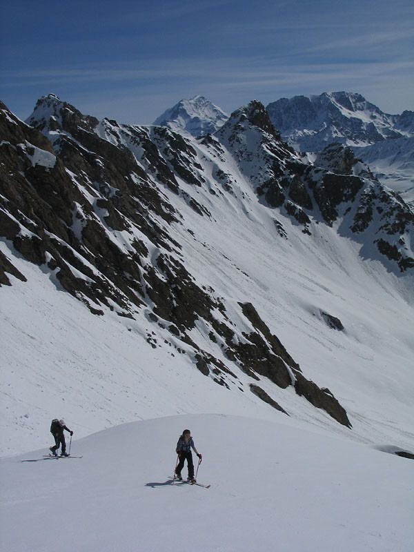Salendo all'Aiguille des Sasses