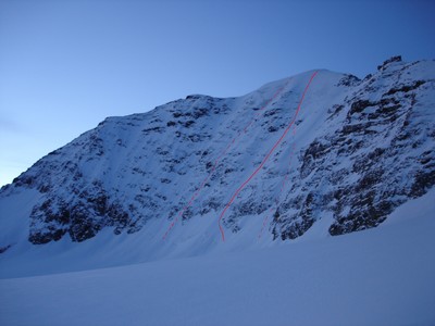 Face Nord de la Grande Ciamarella