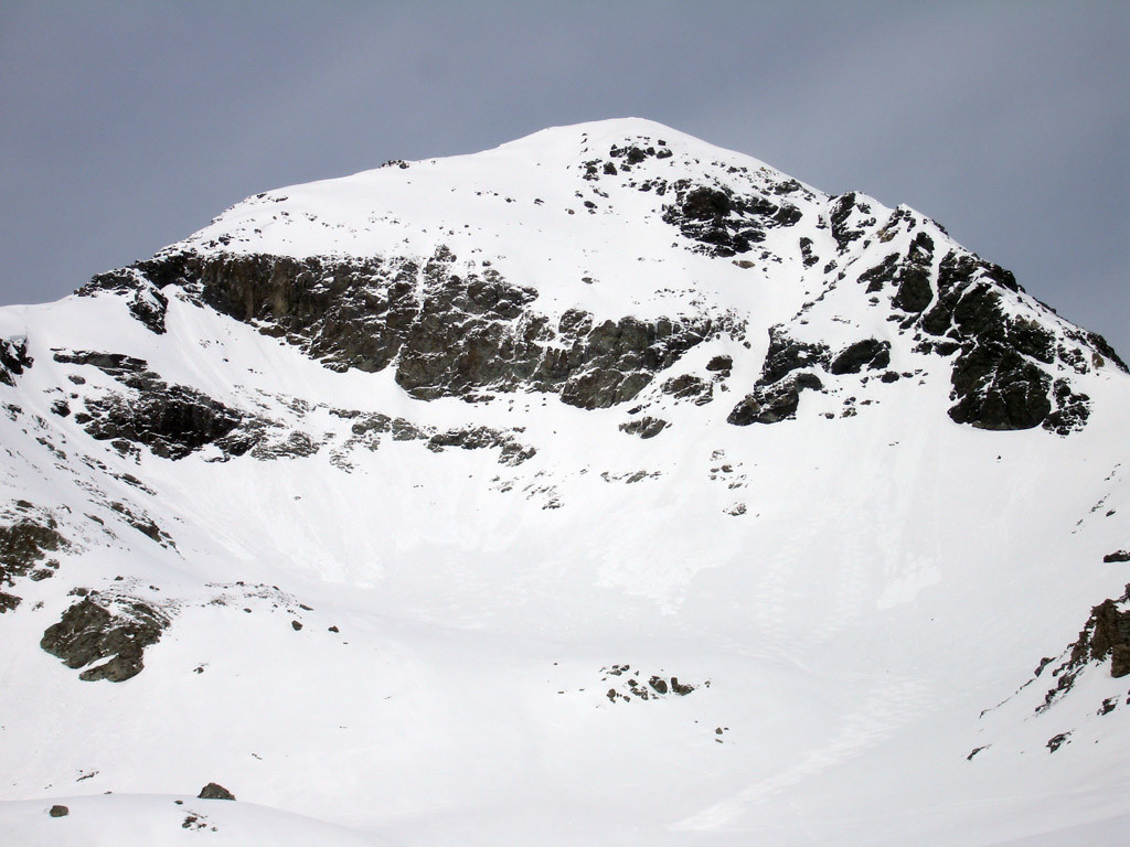 Il Mazzaspitz 3164 m versante SE.
