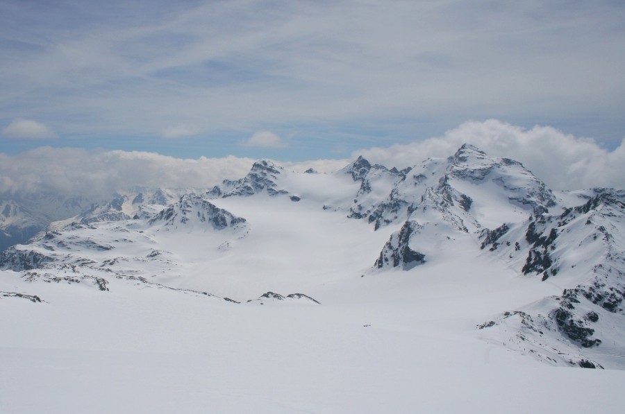 le Glacier de Chavière et sommets environnants