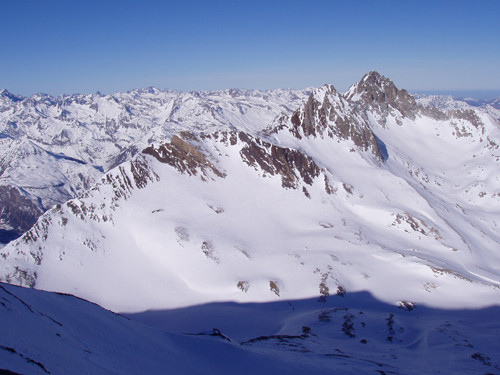 arête Pic Badet 3160 m et Pic Long 3192 m