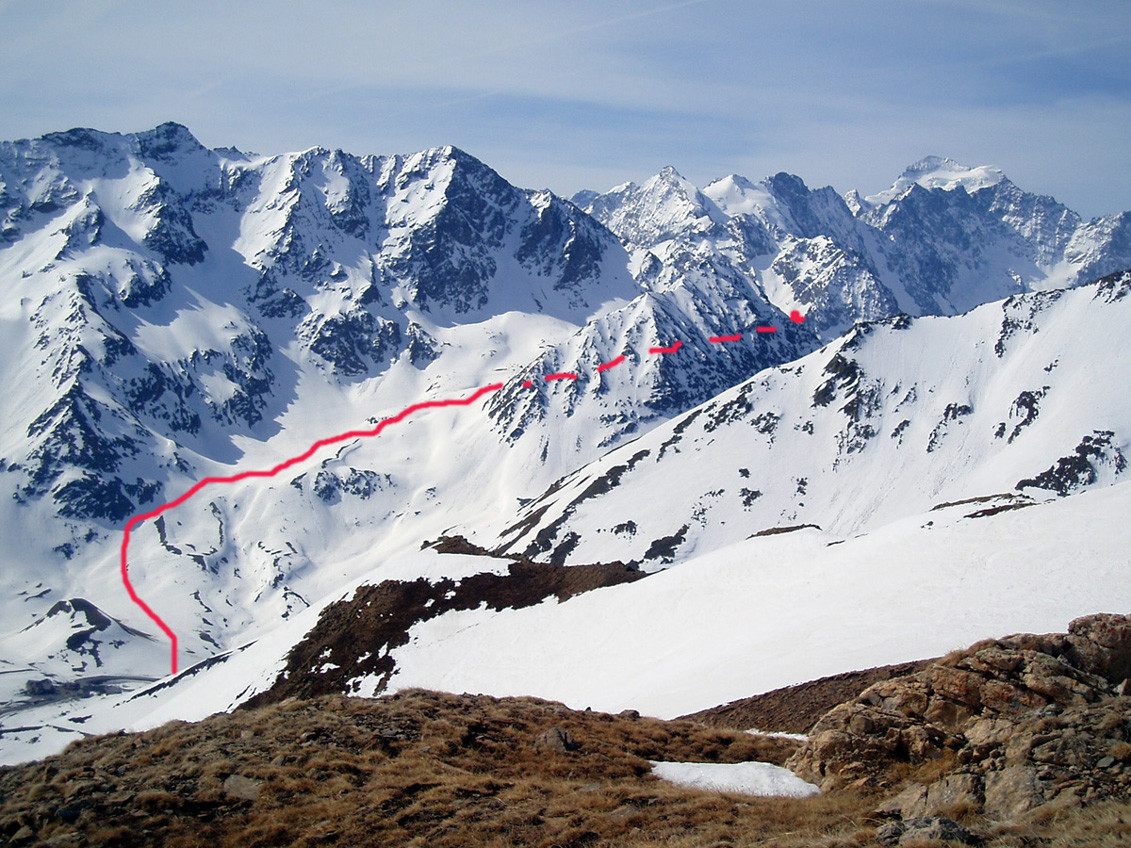 Col de Laurichard - Itinéraire