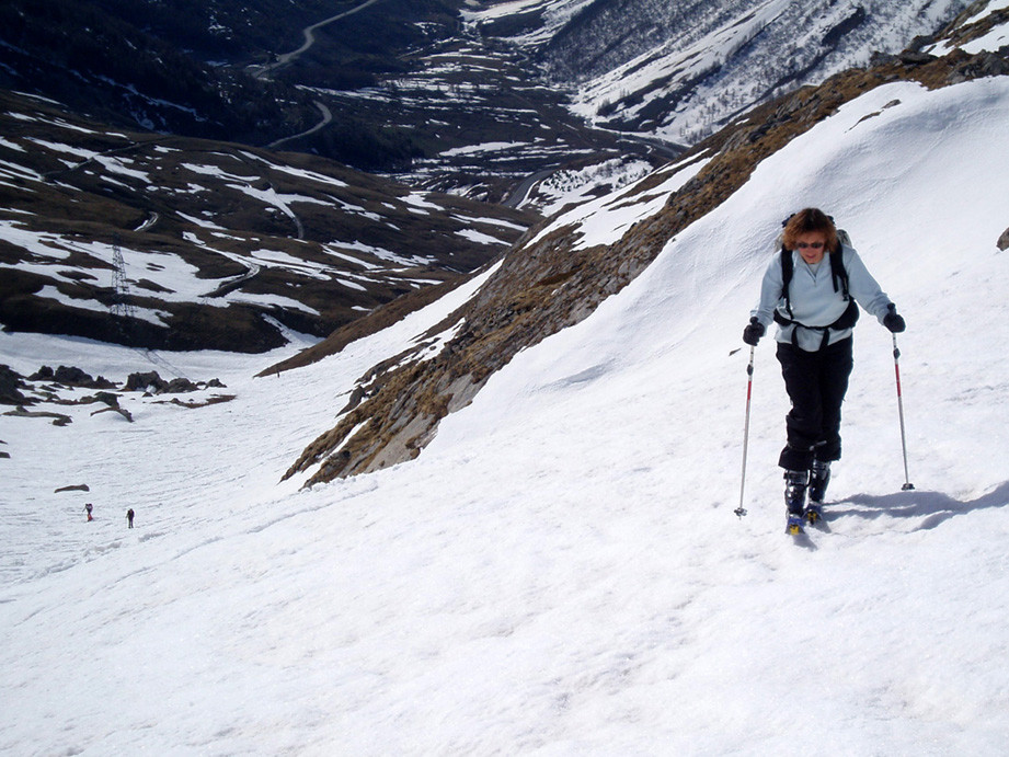 Pic blanc du Galibier - Montée