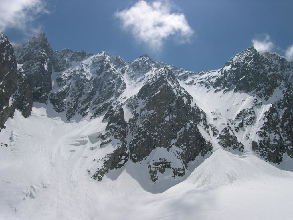 Le Vaccivier et ses deux couloirs skiables