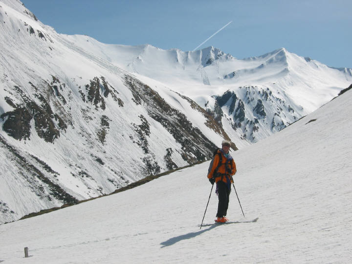Panoramica sul versante di discesa della P.te de Combette