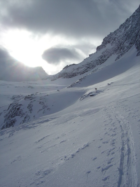Matinée froide sur le Hohmattugletscher, Simplon
