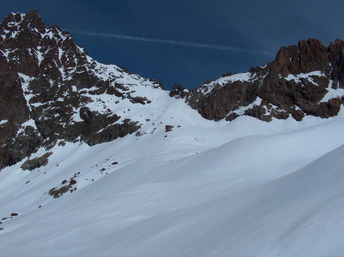 Le Col de Burlan et son versant Sud.