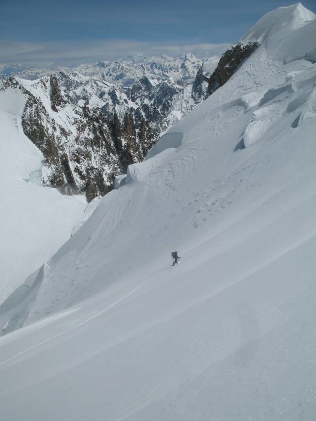 Face N du mont-Maudit.