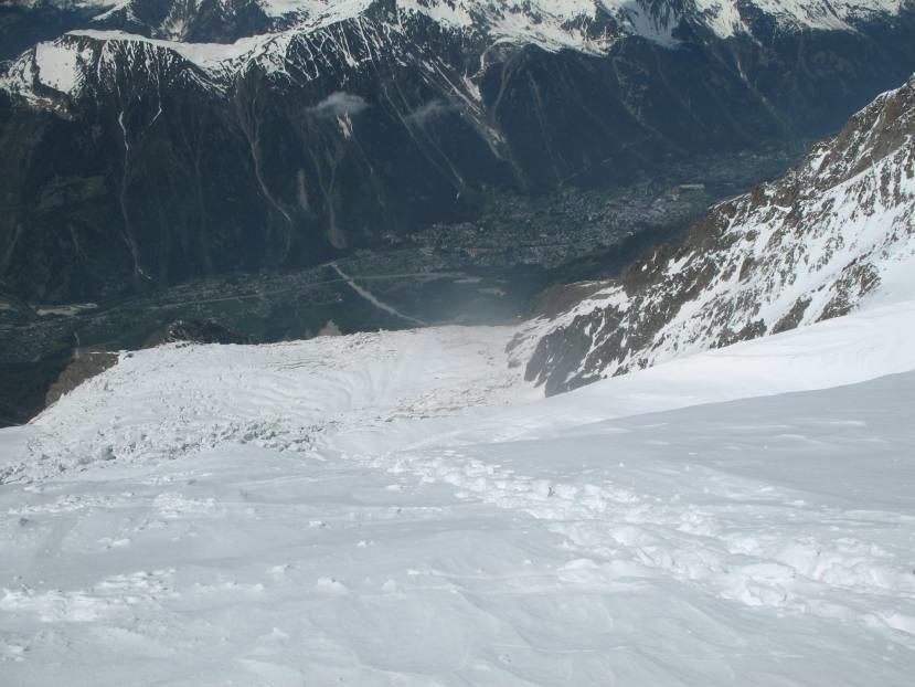 Face N du Mont-Blanc du Tacul.