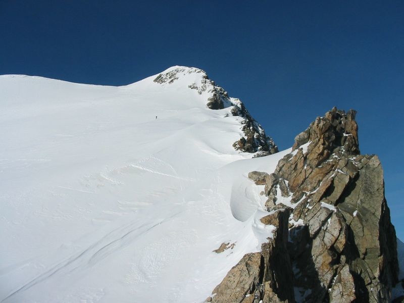 pente sommitale de l'etendard NE