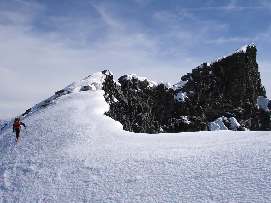 La cima della Grande Rousse Punta Nord 3607 m.