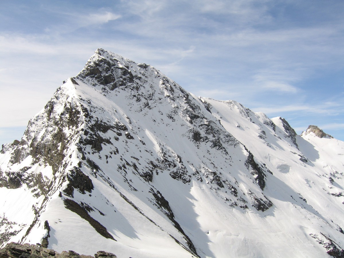 La Grande Rousse sembra a due passi dalla Punta di Rabuigne