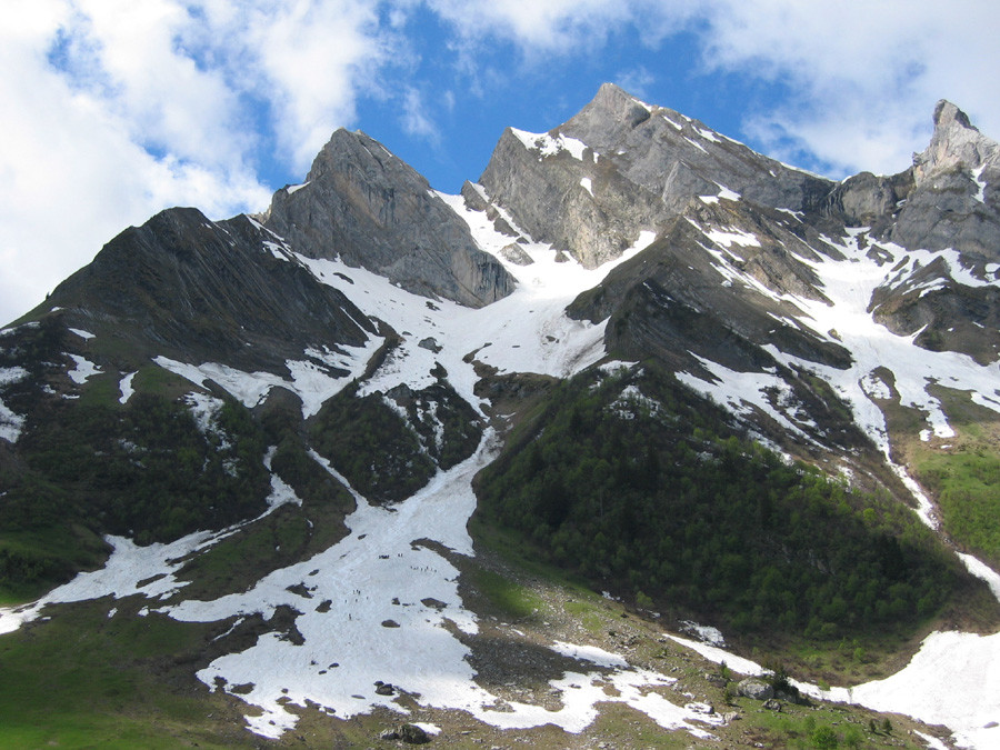 Combe à Marion, depuis le col