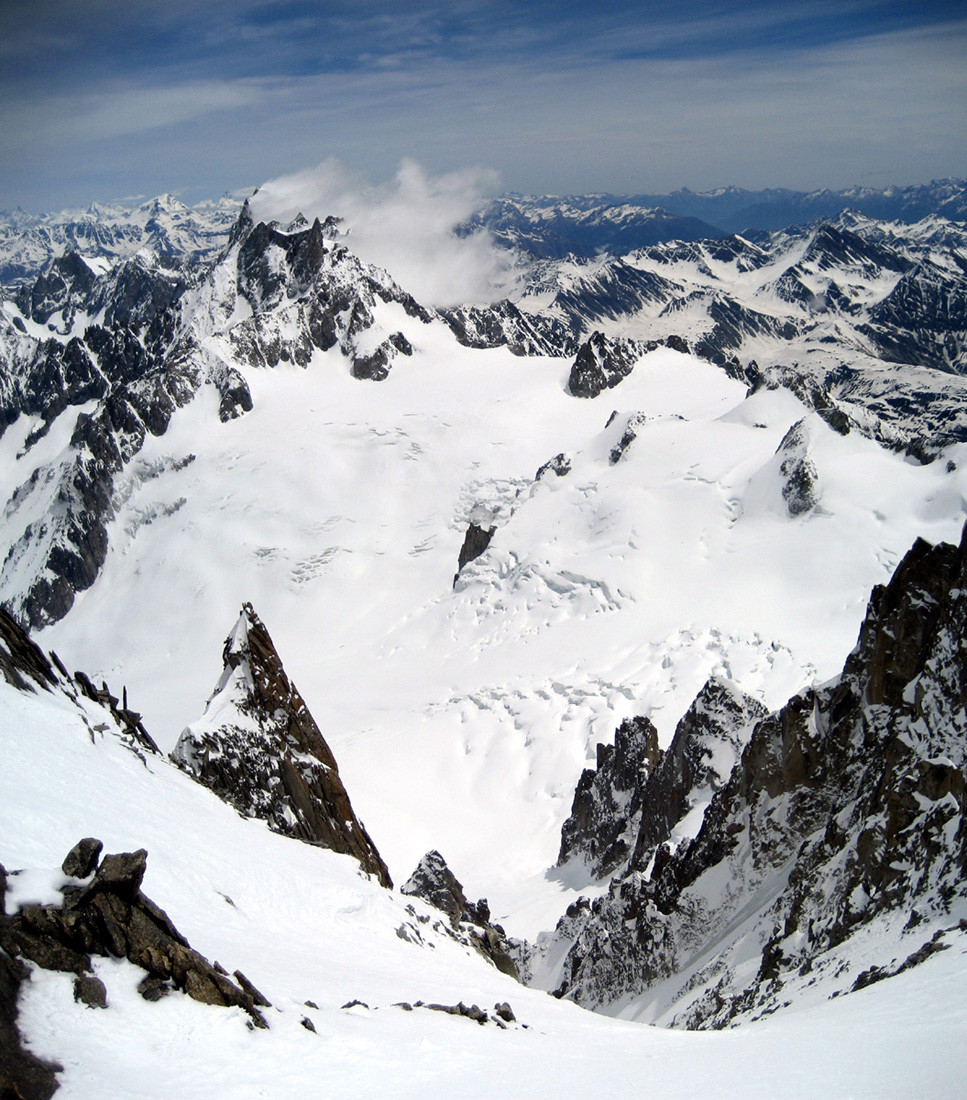 La vue du début du couloir
