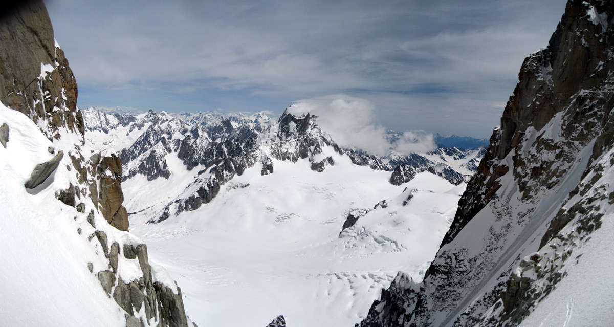 Vue de l'embranchement.