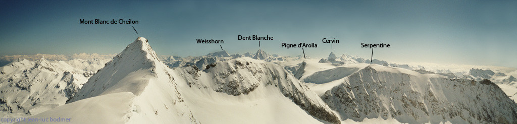 Vue du Cheilon vers l'Est