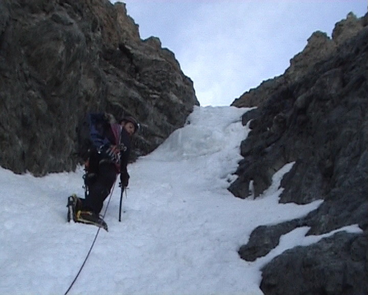 Couloir presque goulotte