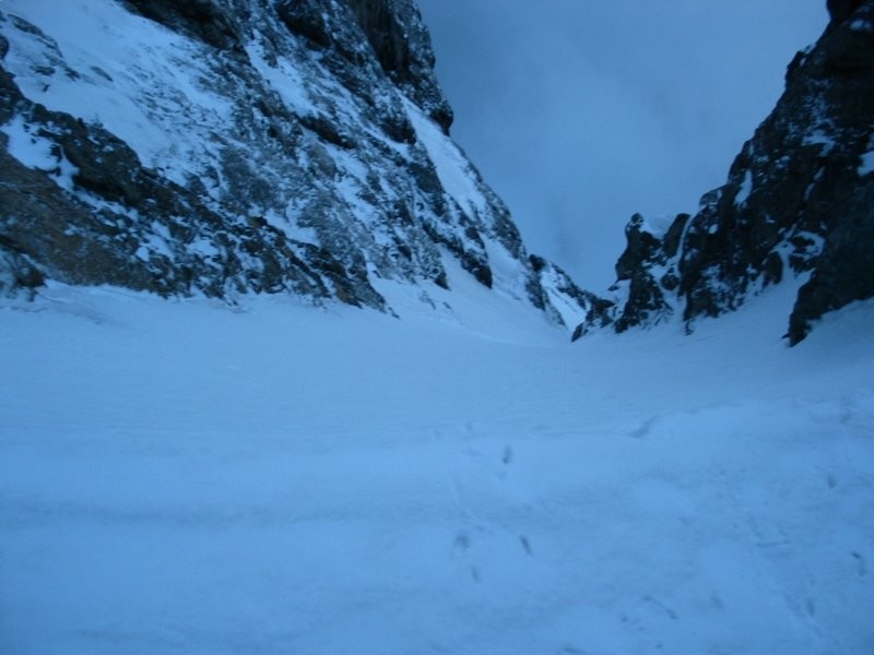 Sommet du couloir NE