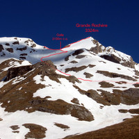 la salita vista dalla piana di Bonalex