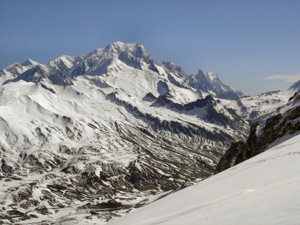 Mont Blanc et Aiguille des Glaciers