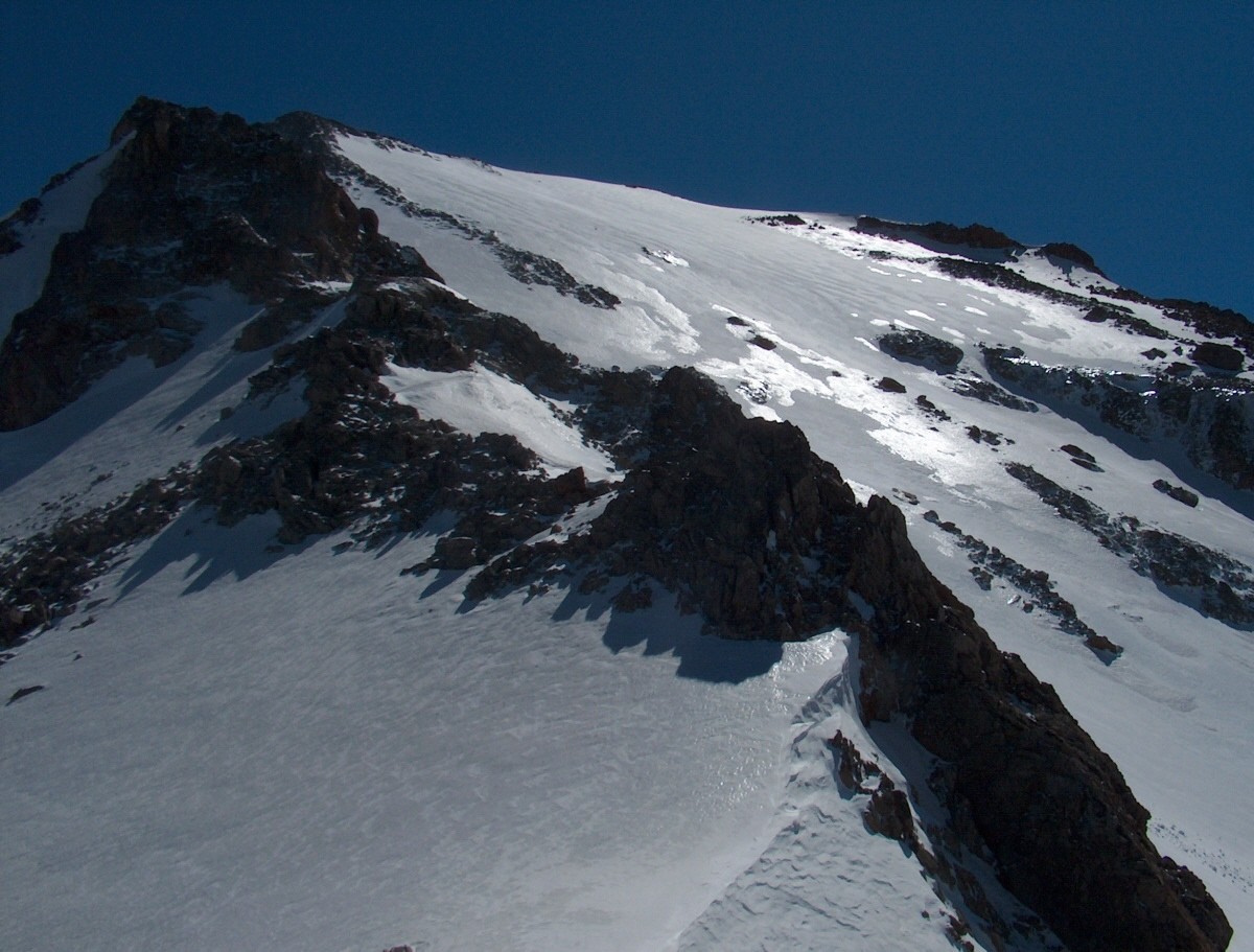 Le versant Ouest de la pointe de Confolant.