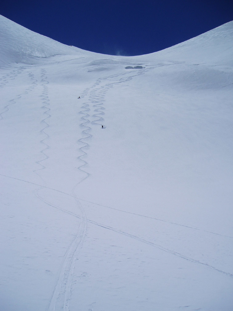 ancora neve polverosa a Giugno, incredibile